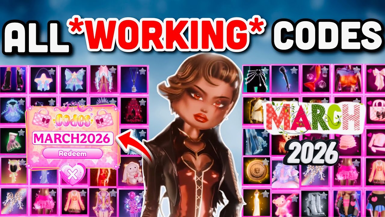 *NEW CODES* ALL WORKING CODES IN DRESS TO IMPRESS (MARCH 2026)