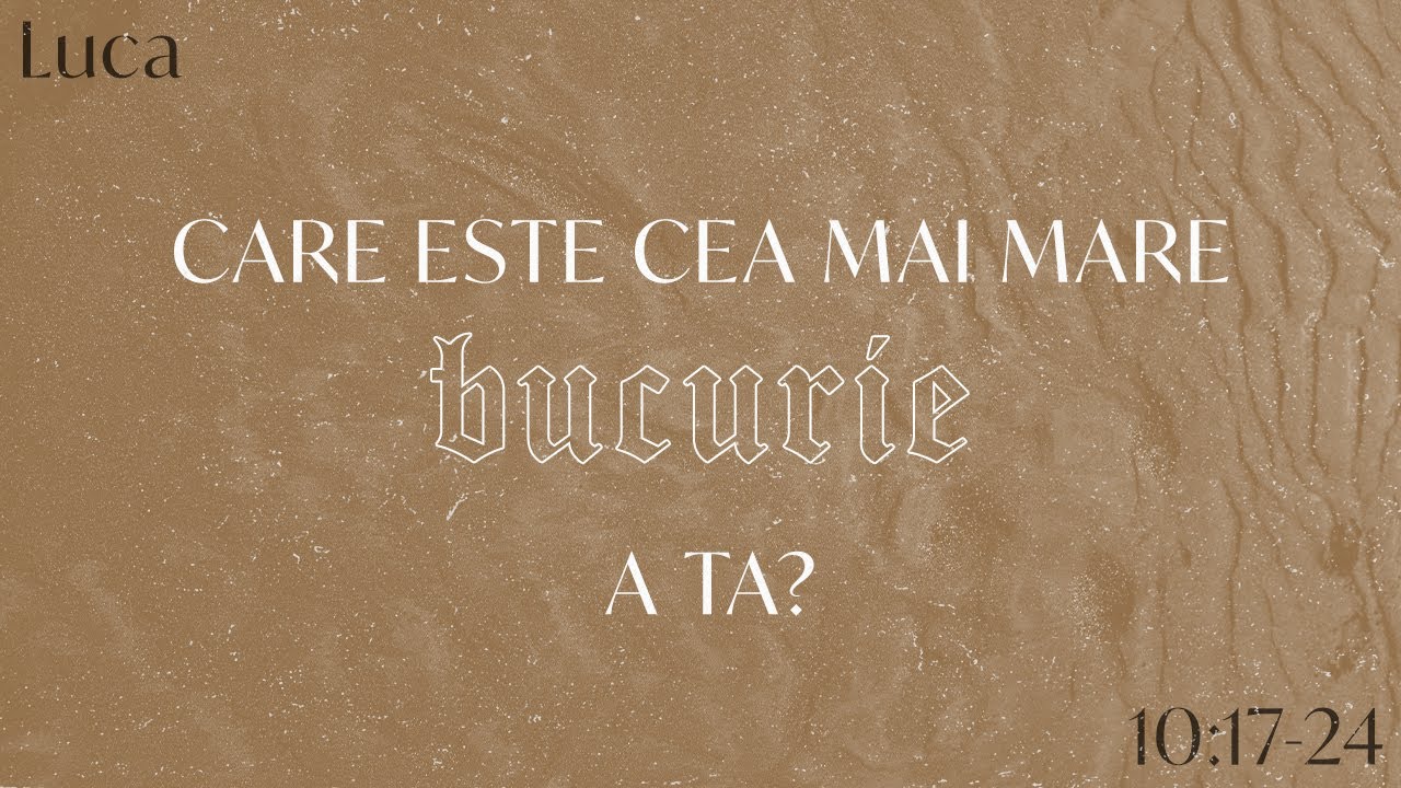 Care este cea mai mare bucurie a ta? | Mihai Dumitrașcu