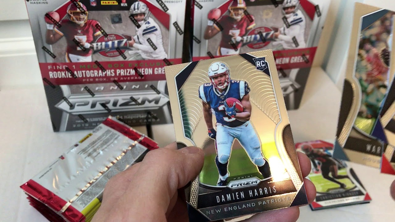 2019 Prizm Football Mega Box Break #1! GREEN PUSLARS!