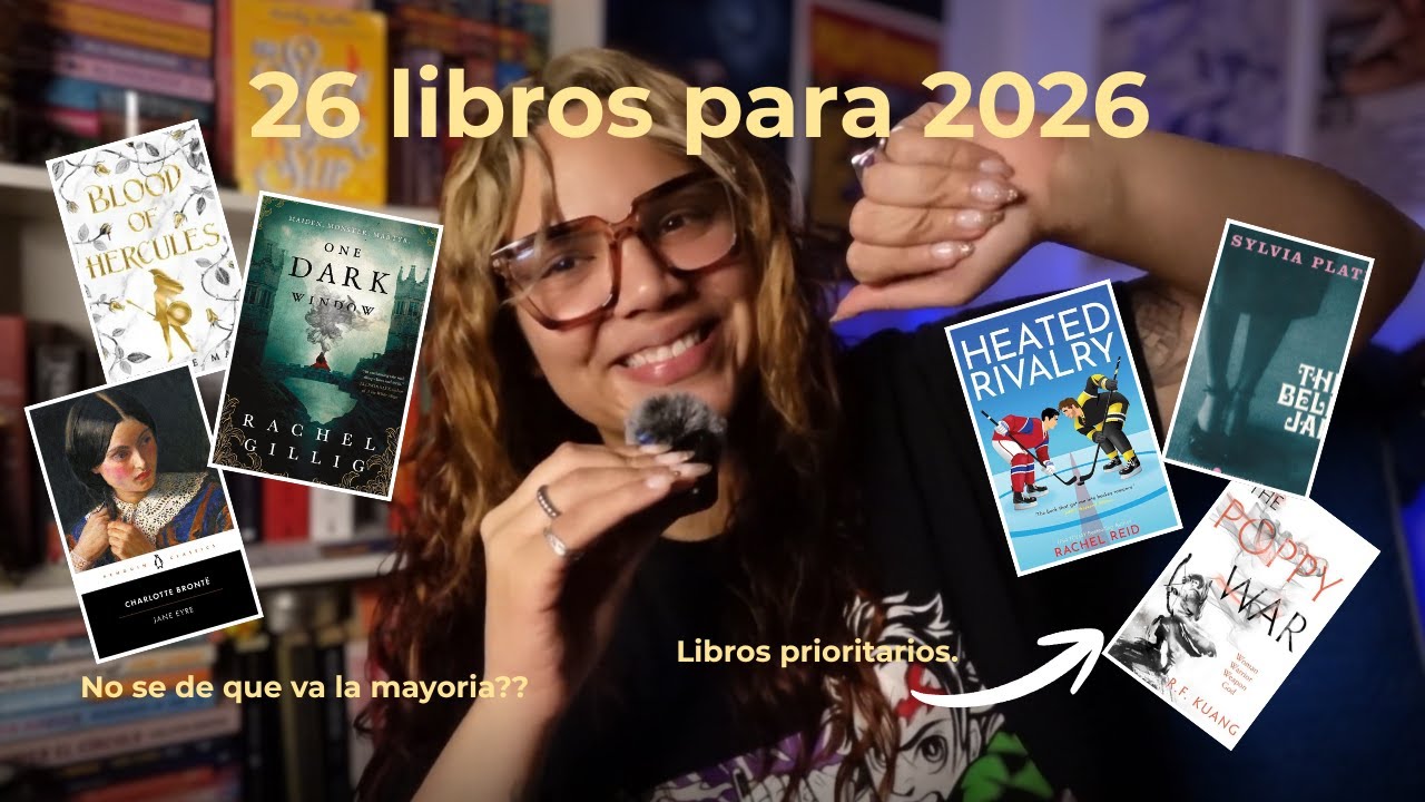 26 libros que quiero leer en 2026 (no sé de qué va la mitad)