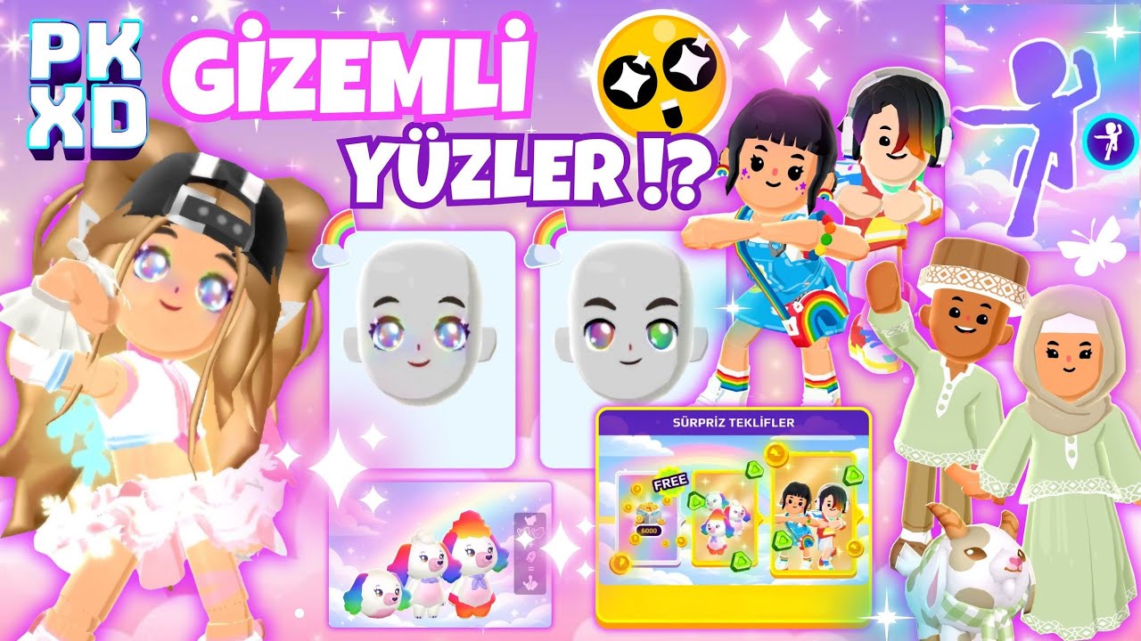 PK XD’de Gizemli Yüzleri Böyle Aldım!😳Ramazan Paketi ve Gökkuşağı Paketini Denedim! 🌈✨️