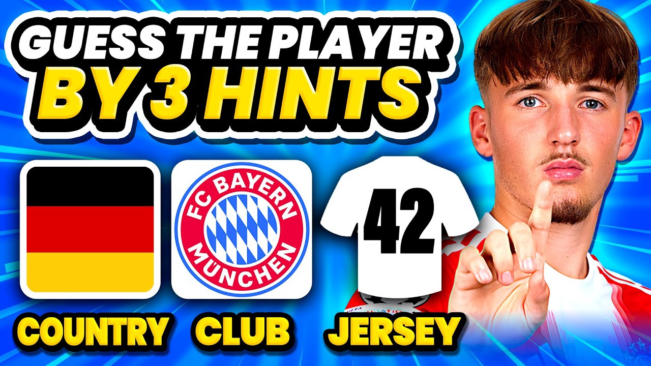Угадайте игрока по национальности + клубу + номеру на футболке | Футбольная викторина 2025