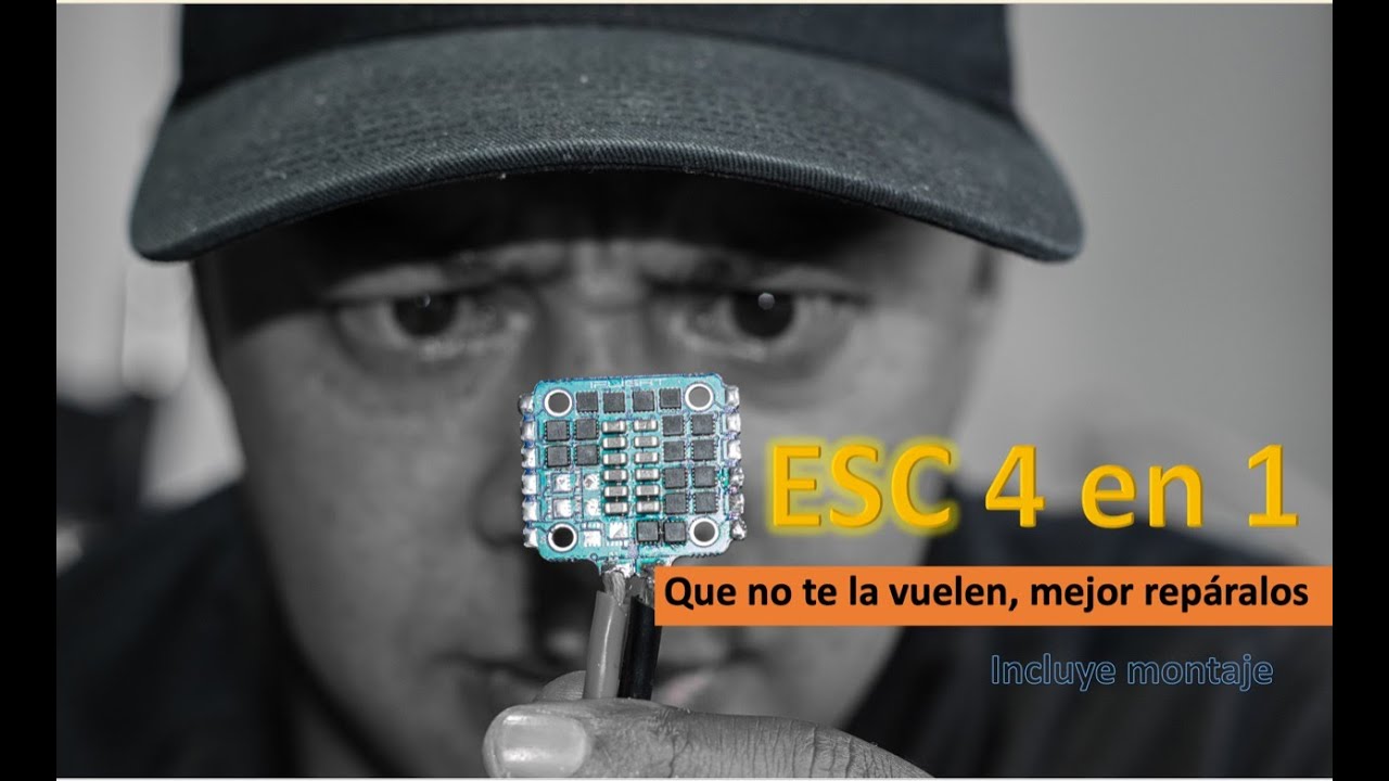 Qué hacer con los ESC 4 en 1 cuando se dañan....Incluye montaje Supra F7