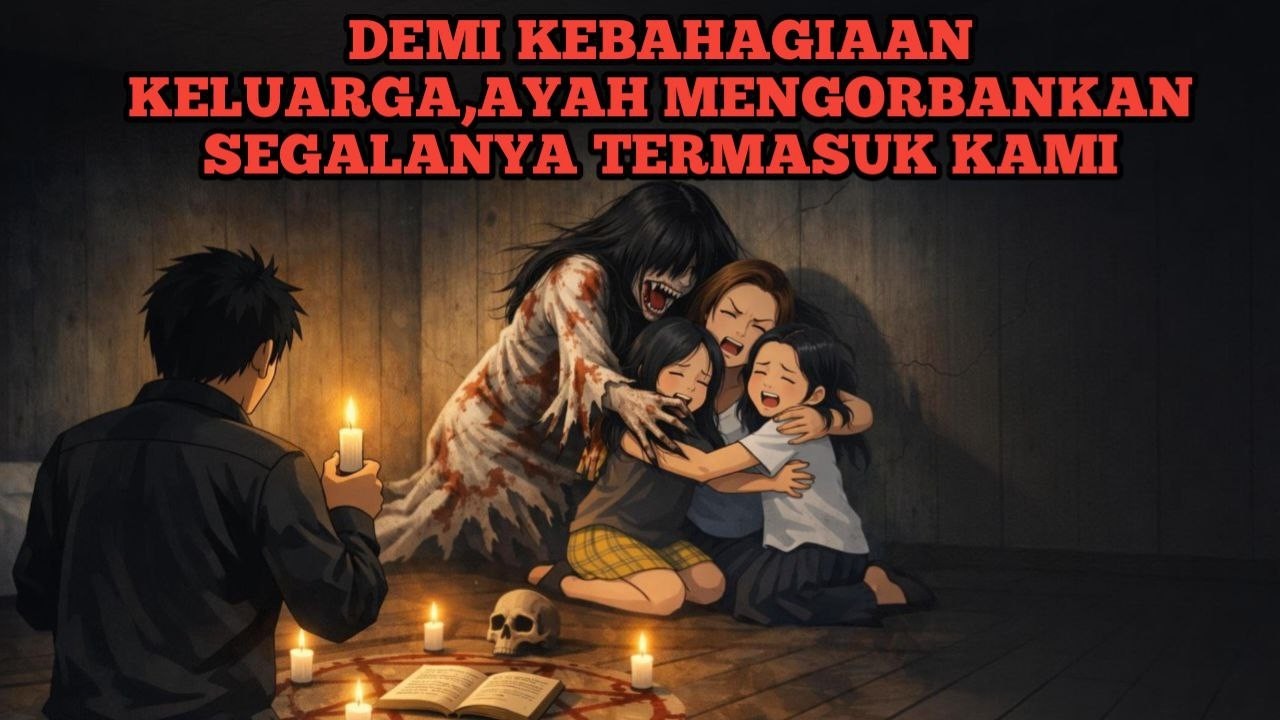 DEMI KEBAHAGIAAN KELUARGA, AYAH MENGORBANKAN SEGALANYA TERMASUK KAMI | ANIMASI HOROR