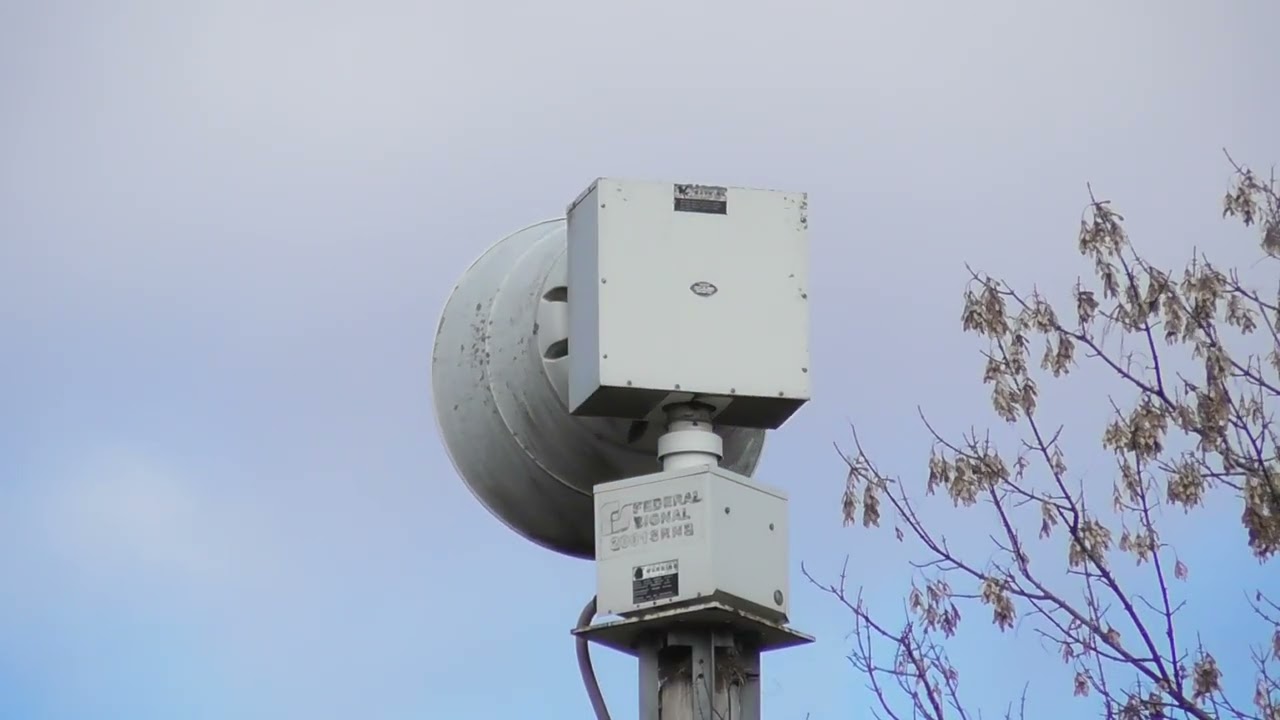 High Pitched Federal Signal 2001-SRNB | Full Alert | Niles, OH | 11/2/24