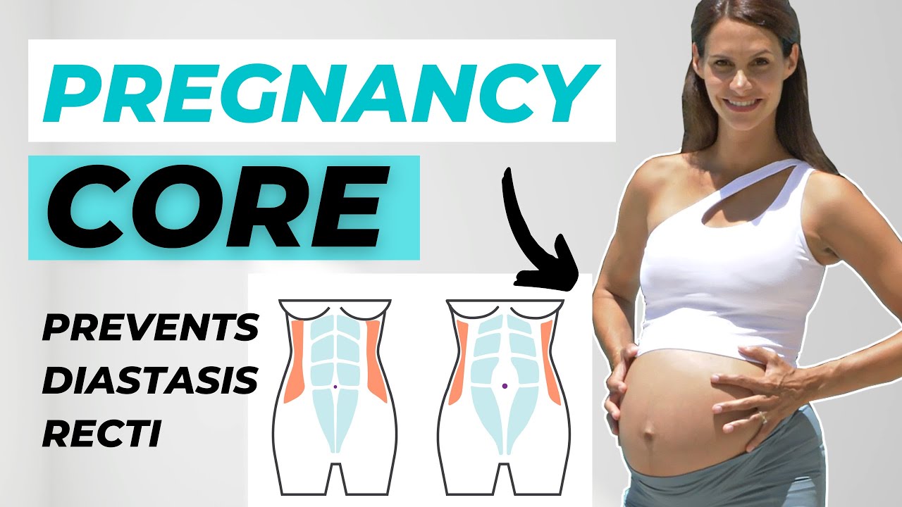 CORE WORKOUT during PREGNANCY to prevent Ab Separation / Diastasis Recti