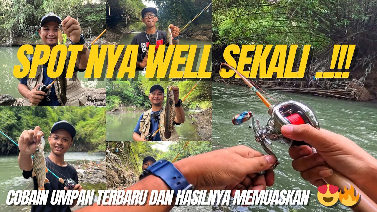 COBAIN UMPAN TERBARU DAN HASILNYA MEMUASKAN😍‼️🔥Casting Hampala & Gabus Di Sungai Opak Jogjakarta