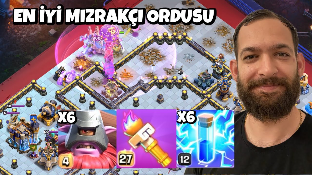 MIZRAKÇI ÇOK GÜÇLÜ OLMUŞ ! CLASH OF CLANS