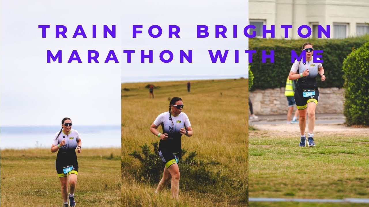 First Vlog | Train for Brighton Marathon with me