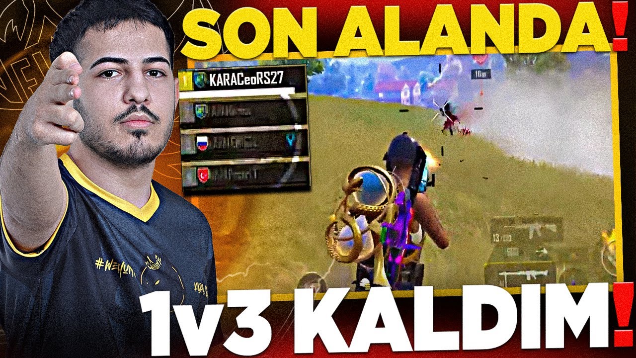 CEO SON ALANDA 1V3 KALIP MG3 İLE YARGI DAĞITTI! | PUBG Mobile