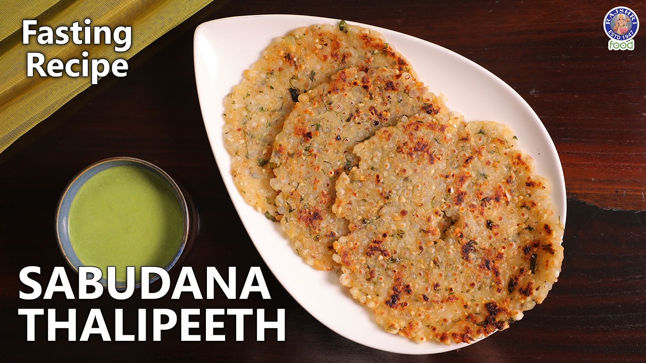 Easy 10 Minutes Sabudana Thalipeeth Recipe | Mahashivratri Special | Vrat/Fasting Recipe |Chef Ruchi