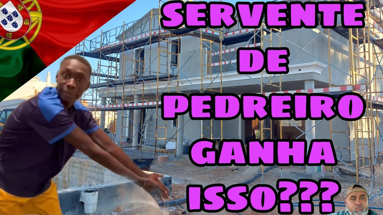 OBRA SERVENTE DE PEDREIRO EM PORTUGAL 🇵🇹🇵🇹