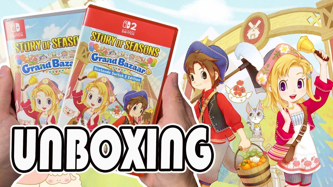 Story of Seasons: Grand Bazaar (Nintendo Switch & Switch 2) Unboxing!