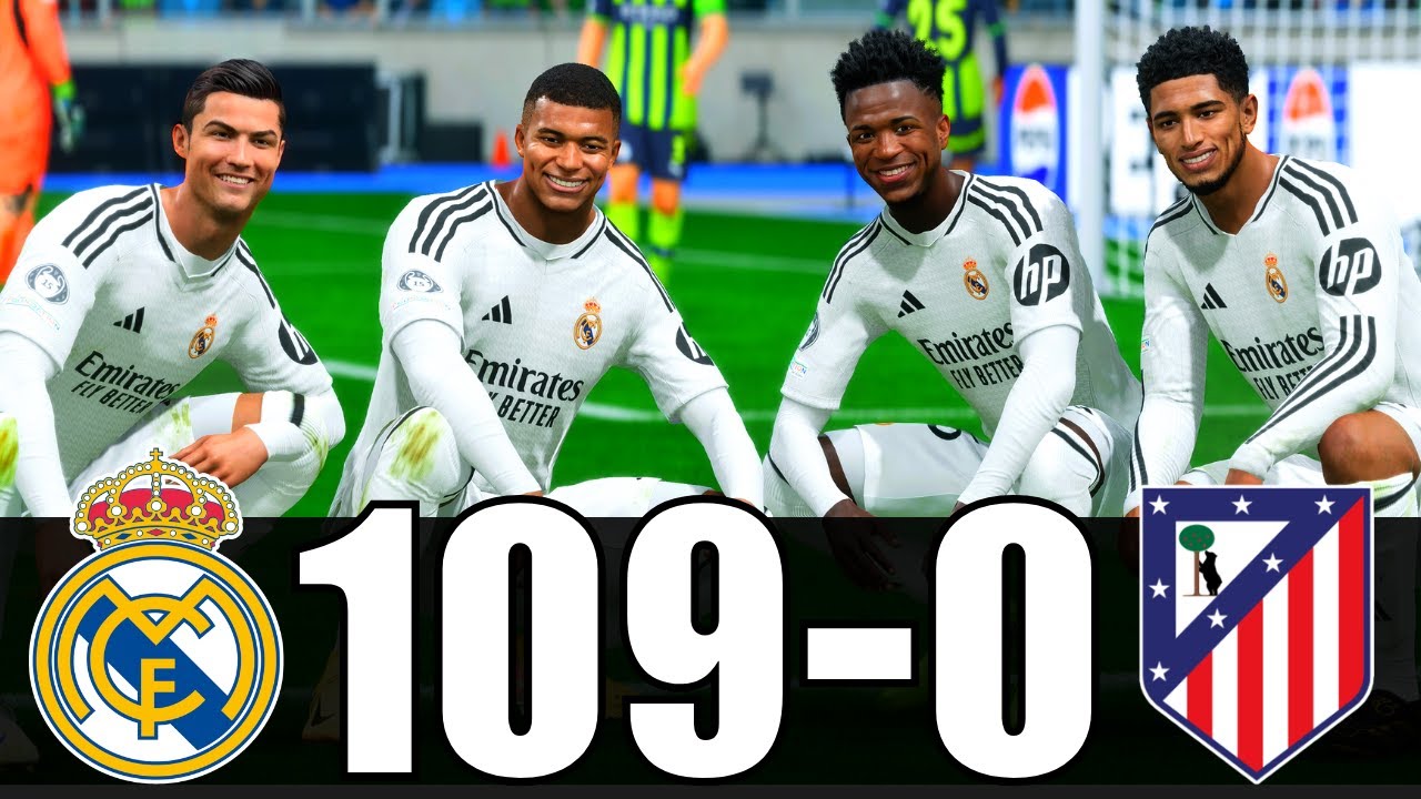 FC 26 | RONALDO, MESSI, MBAPPE, NEYMAR, ALL STARS | REAL MADRID 109-0 ATLETICO MADRID | PS5 [4K60]