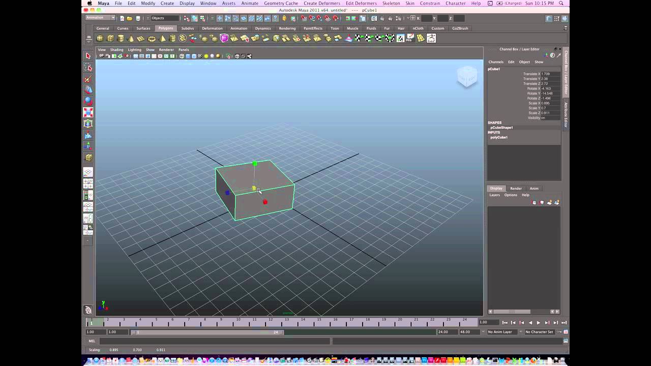 0004 Maya Channel Box Basics