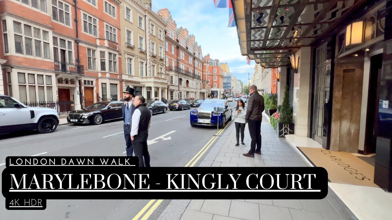 Marylebone to Soho: Walking the Path to Kingly Court, London