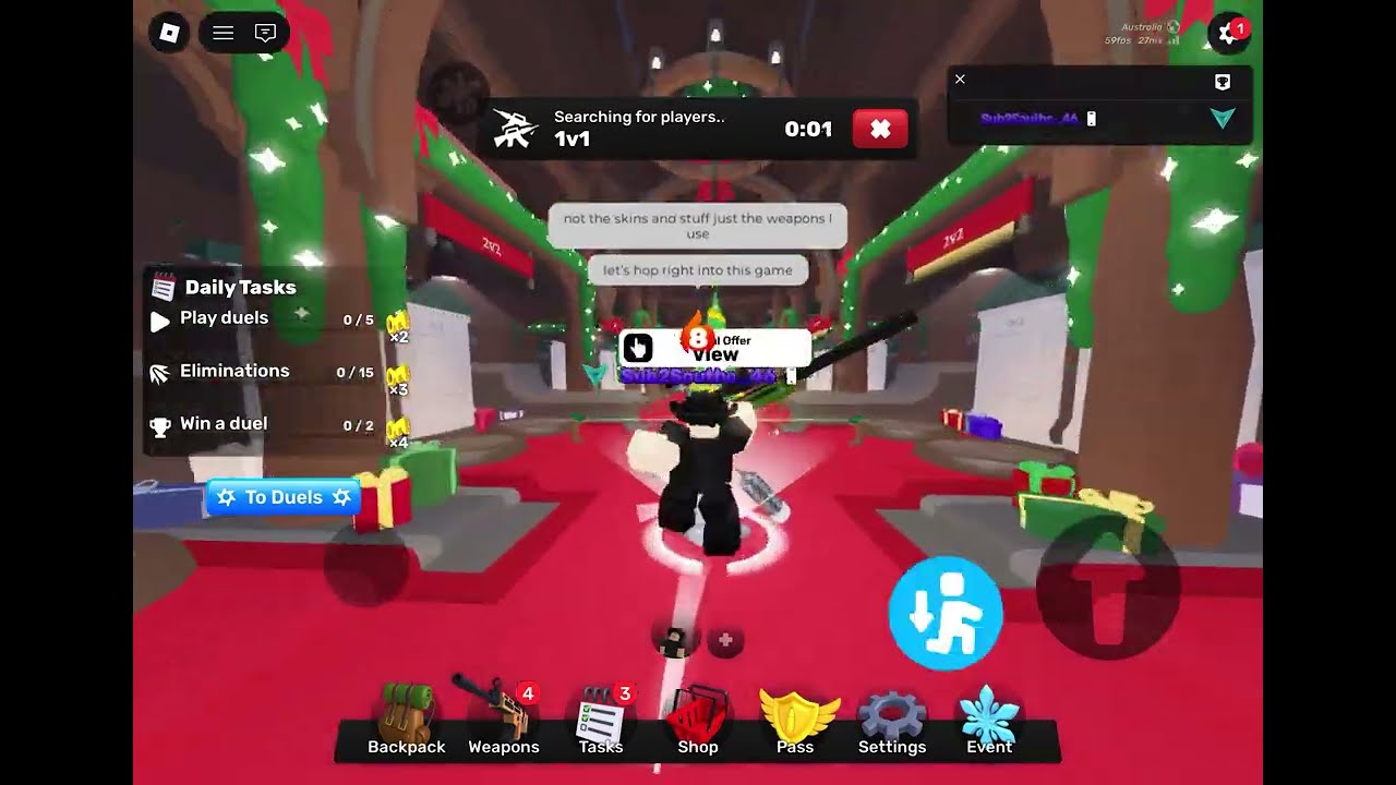 Rivals, but my weapons are random!