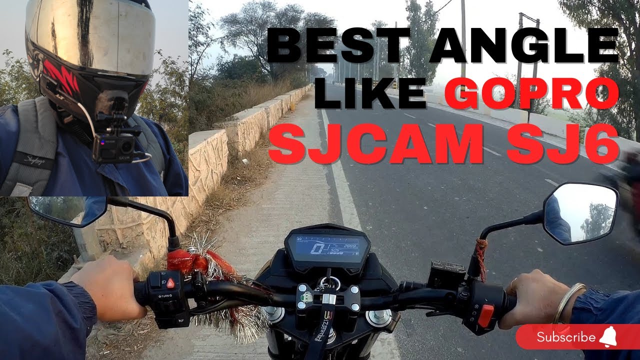 Sjcam sj6 Legend VS Gopro || Best Motovlog Camera setup & Perfect Angle || Try once