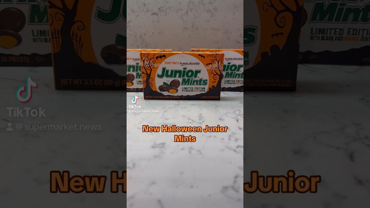 The new limited edition Halloween themed Junior Mints are available at major retailers. #halloween