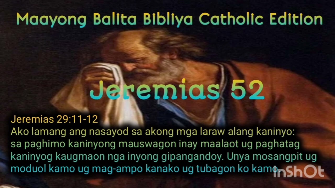 Jeremias 52 #catholicedition 
