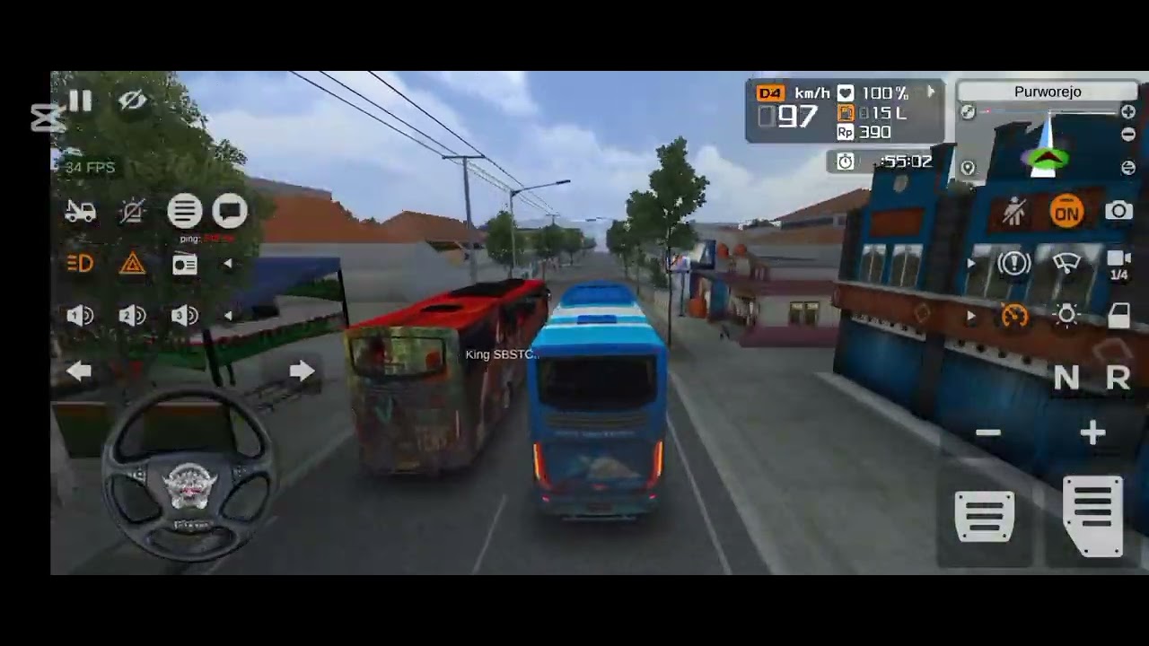 🔥 Bus Simulator Indonesia Multiplayer Race | Hanif Bus High Speed Convoy Race