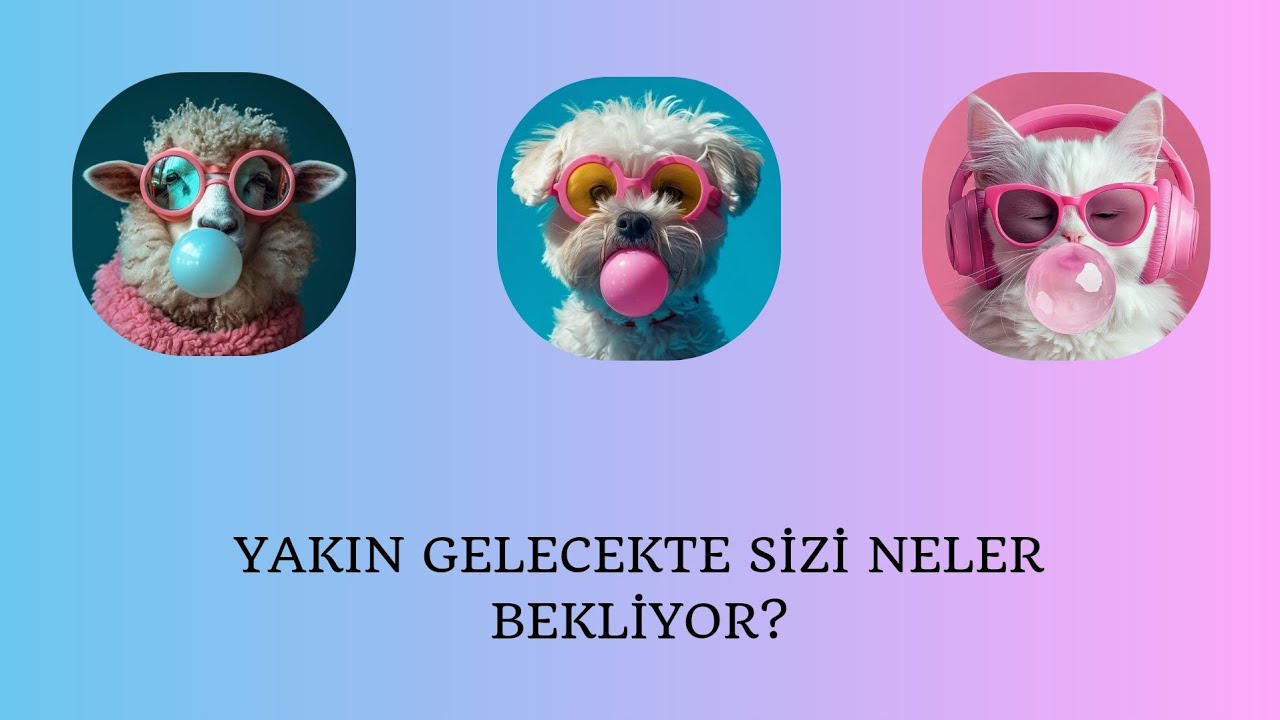 Yakın zamanda ne gibi olaylar,kişiler,durumlar sizi bekliyor?Tarot deste seç 🐑🐕🐈