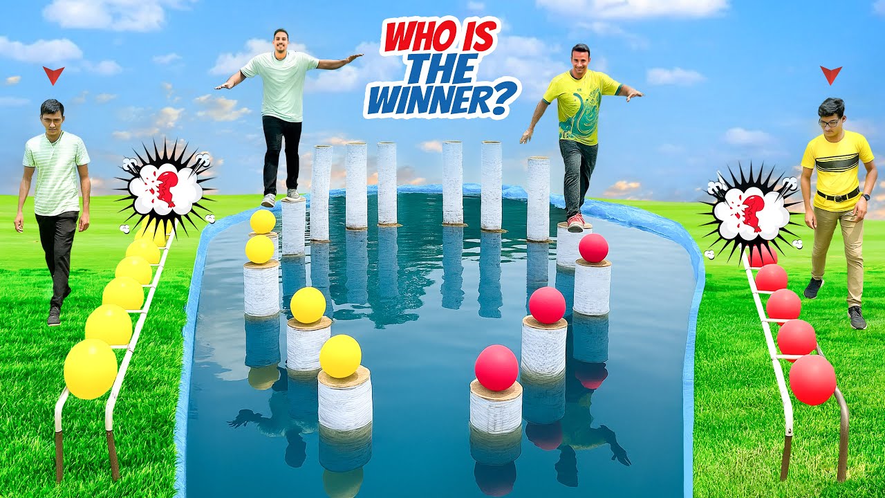 who will pass all the barriers and reach the finish line first ? don't miss the end