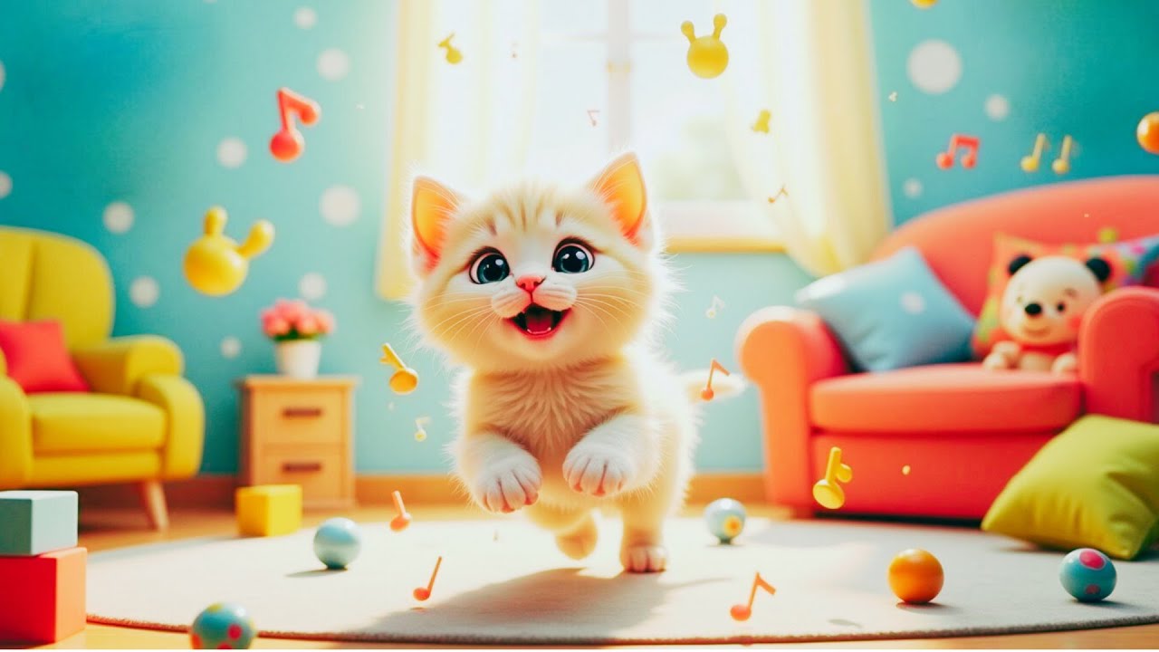 Kitten&rsquo;s Happy Home Adventure! 🏡🎵 A Fun & Magical Song for Kids!