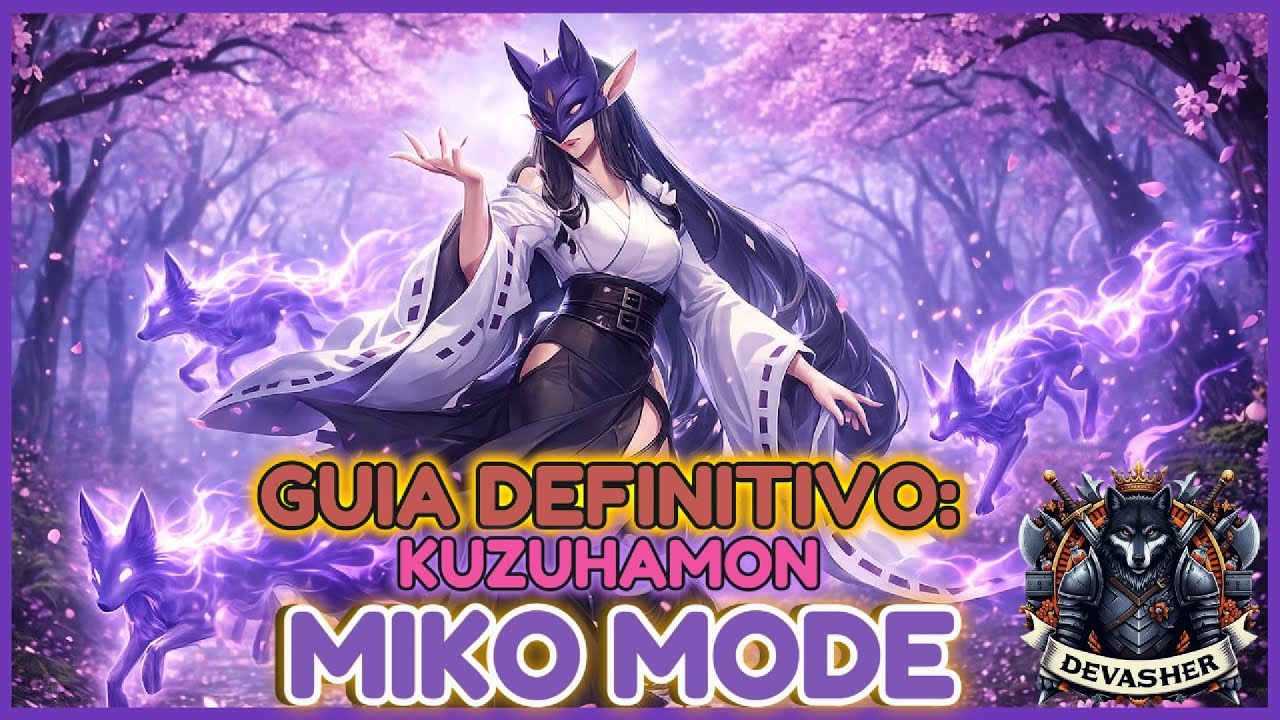 GUIA DEFINITIVO: KUZUHAMON MIKO MODE - DMO - DIGIMON MASTERS ONLINE