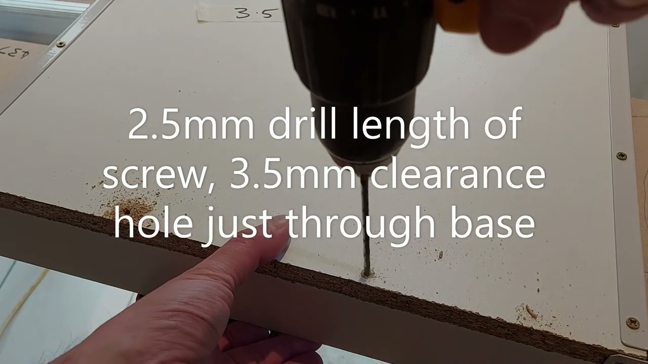 Building Hafele 450mm x 86mm kitchen drawer runners from Toolstation UK Cat No 41223