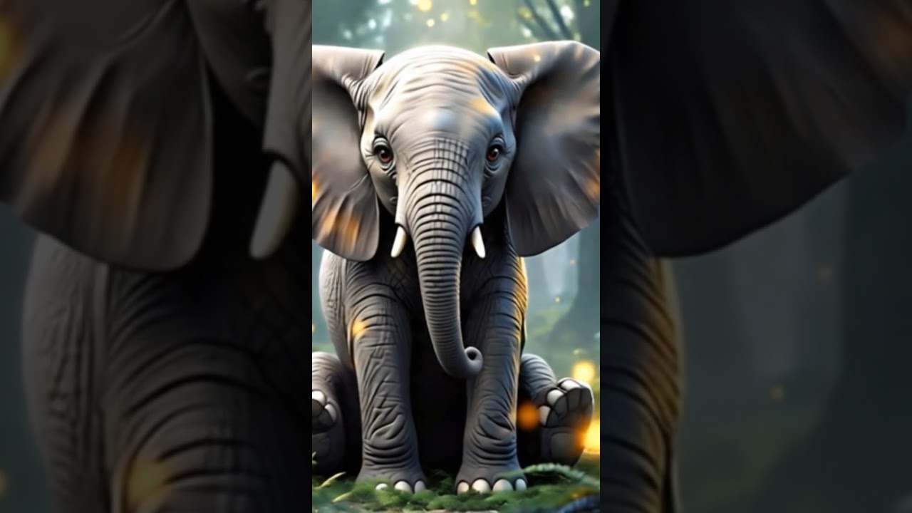 🌹😎 cute elephant 🐘❤️#FunnyShorts #AnimalShorts #ElephantVlog #HindiShorts