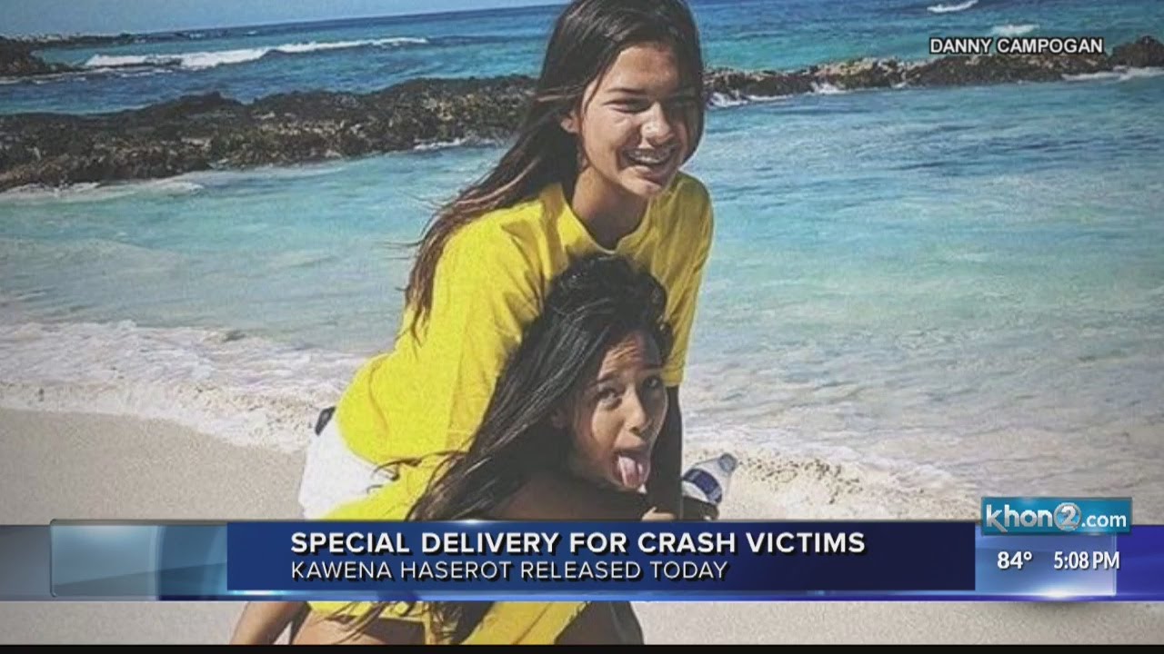 Two teenage survivors in a fatal Big Island car crash want drivers to be more responsible
