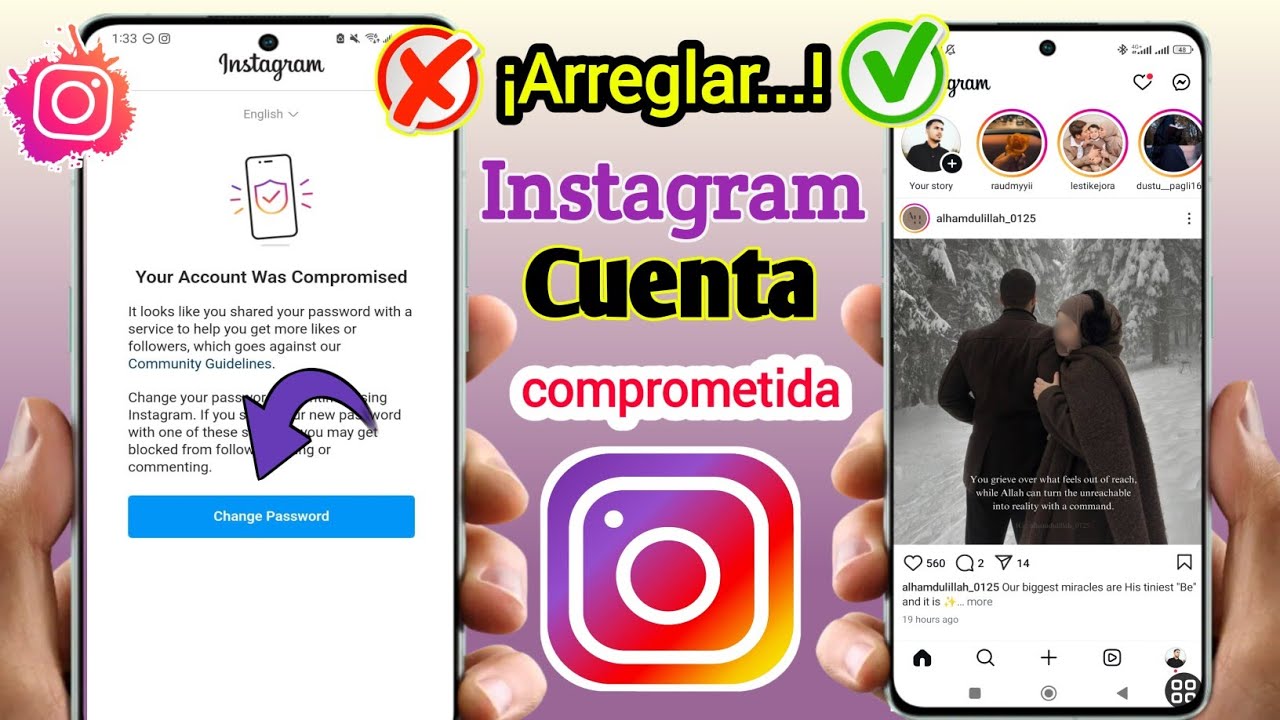 Cómo arreglar una cuenta comprometida de Instagram (nueva  2025) // Tu cuenta fue comprometida