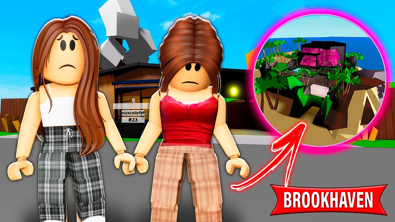 AS MENINAS POBRES VIRARAM DONAS DA MANSÃO DA ILHA! | Historinhas Brookhaven RP | Roblox