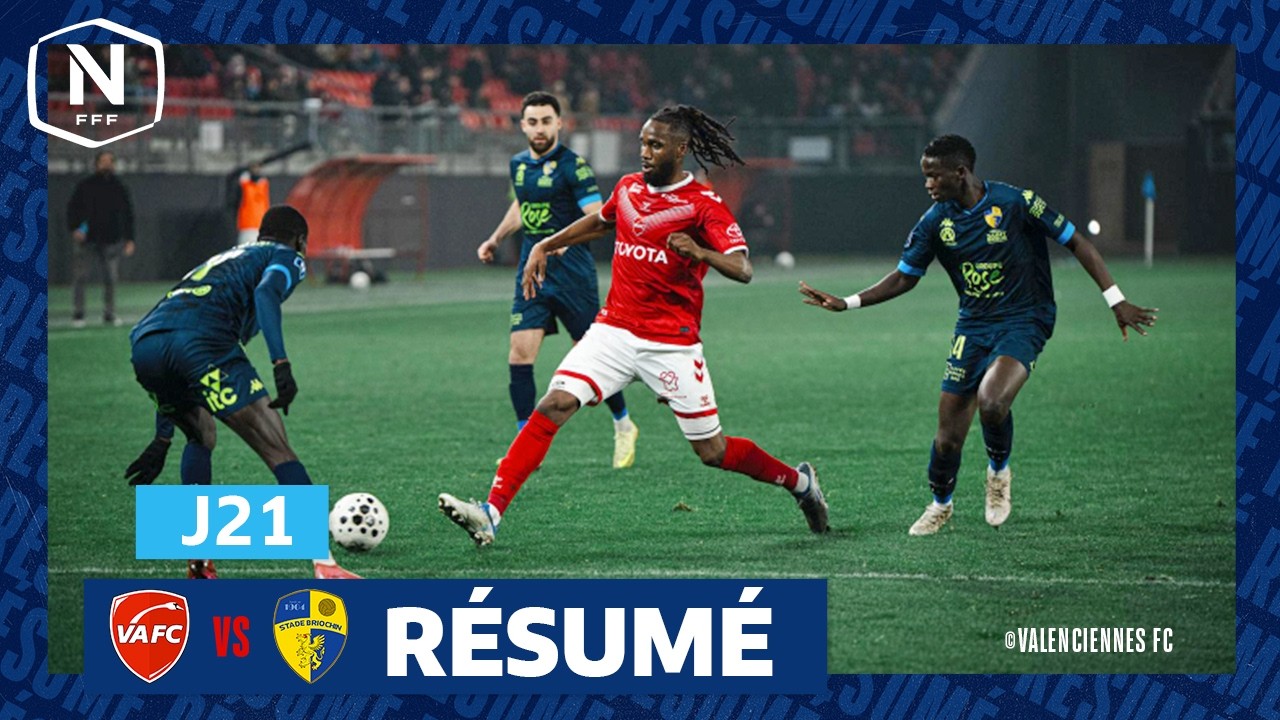 J21 I Valenciennes FC - Stade Briochin (1-2) I National FFF 2025-2026