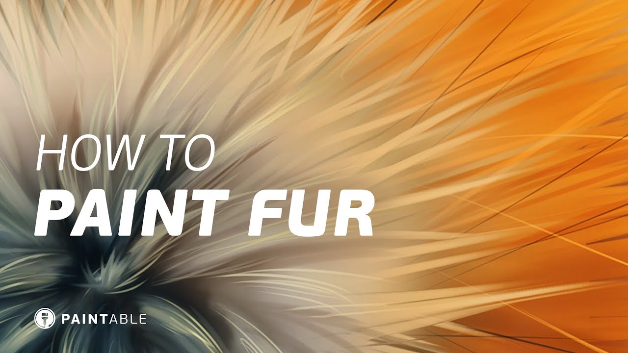 How to Paint Realistic FUR Textures (Digital Painting Walkthrough)