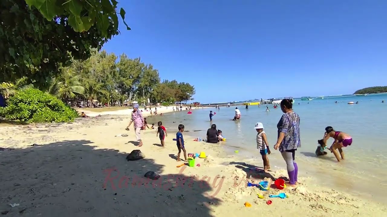 Blue Bay Beach 🇲🇺 | Mauritius Beach 4k Video @ramavlogs704