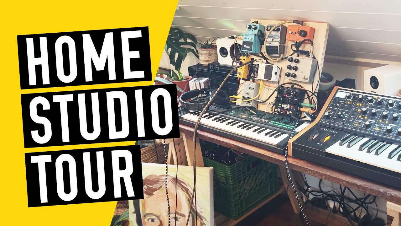 Home Recording Studio Tour - (Attic Studio and Record Label) [2022]