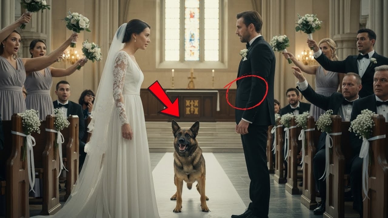 💍 On Her Wedding Day, Her Dog Refused to Move — What He Revealed Left Everyone Speechless...