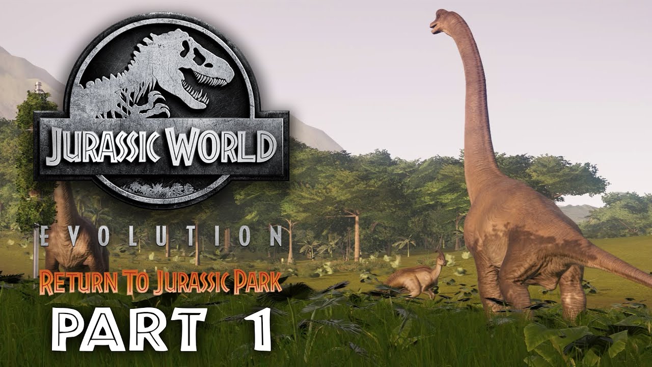 Jurassic World Evolution - RETURN TO JURASSIC PARK Gameplay Walkthrough Part 1 - MISSION 1 & 2