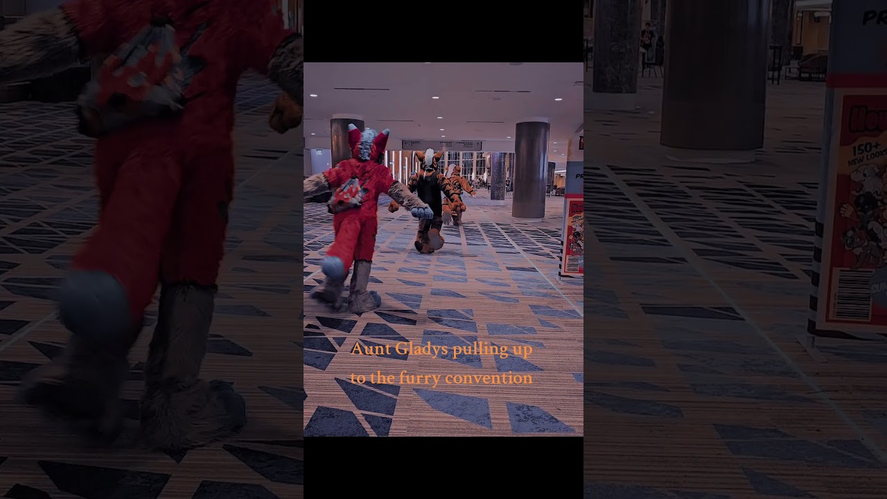 When Aunt Gladys pulls up to Megaplex! feat. #movie  #weapons2025 #megaplex #furry #furcon