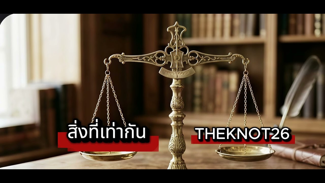 สิ่งที่เท่ากัน - THEKNOT26