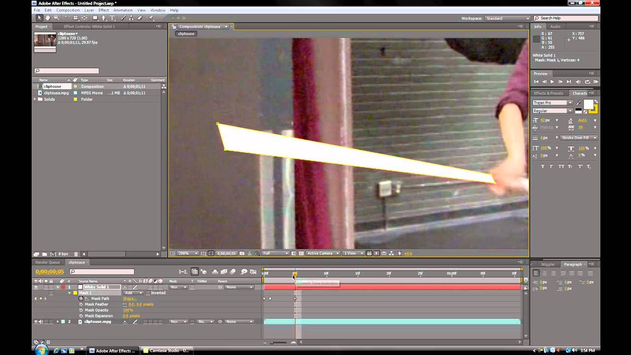 Creating Basic Lightsabers in Adobe After Effects Tutorial