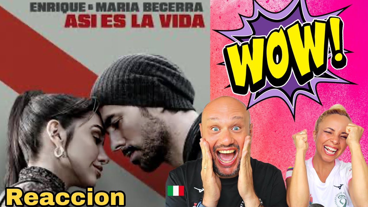 Reaccion italiana - Enrique Iglesias y Maria Becerra - Así es la Vida: ¡Mira su Química Única