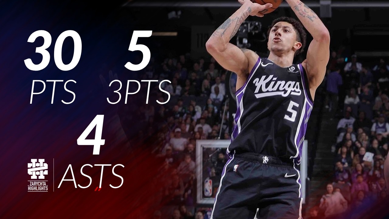 Nique Clifford 30 pts 5 threes 4 asts vs Cavs 25/26 season
