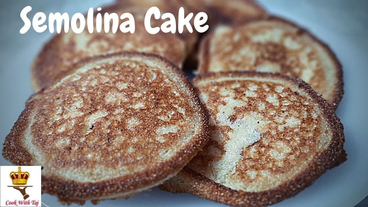 Rava Cake | Kokani Sweet Jhat Pat Rava Cake | Semolina Pan Cake | Rava Pan Cake | COOK WITH TAJ