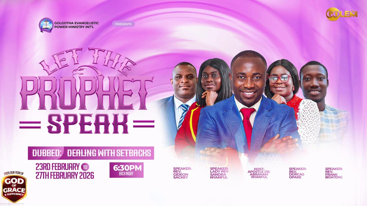 LET THE PROPHET SPEAK 2026 || DAY 3|| DEALING WITH SETBACKS || 25TH FEBRUARY,2026
