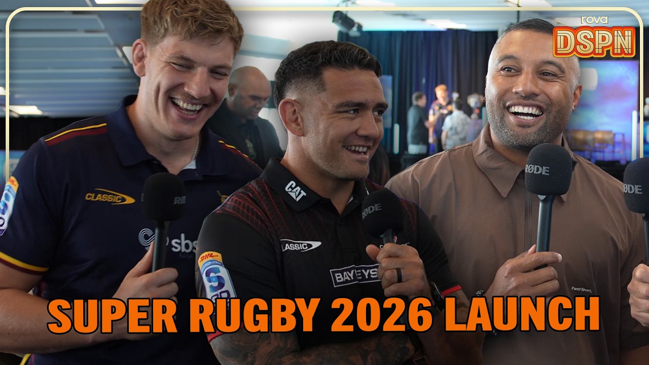 DSPN On Tour! Fabian Holland, Codie Taylor And More At Super Rugby 2026 Launch