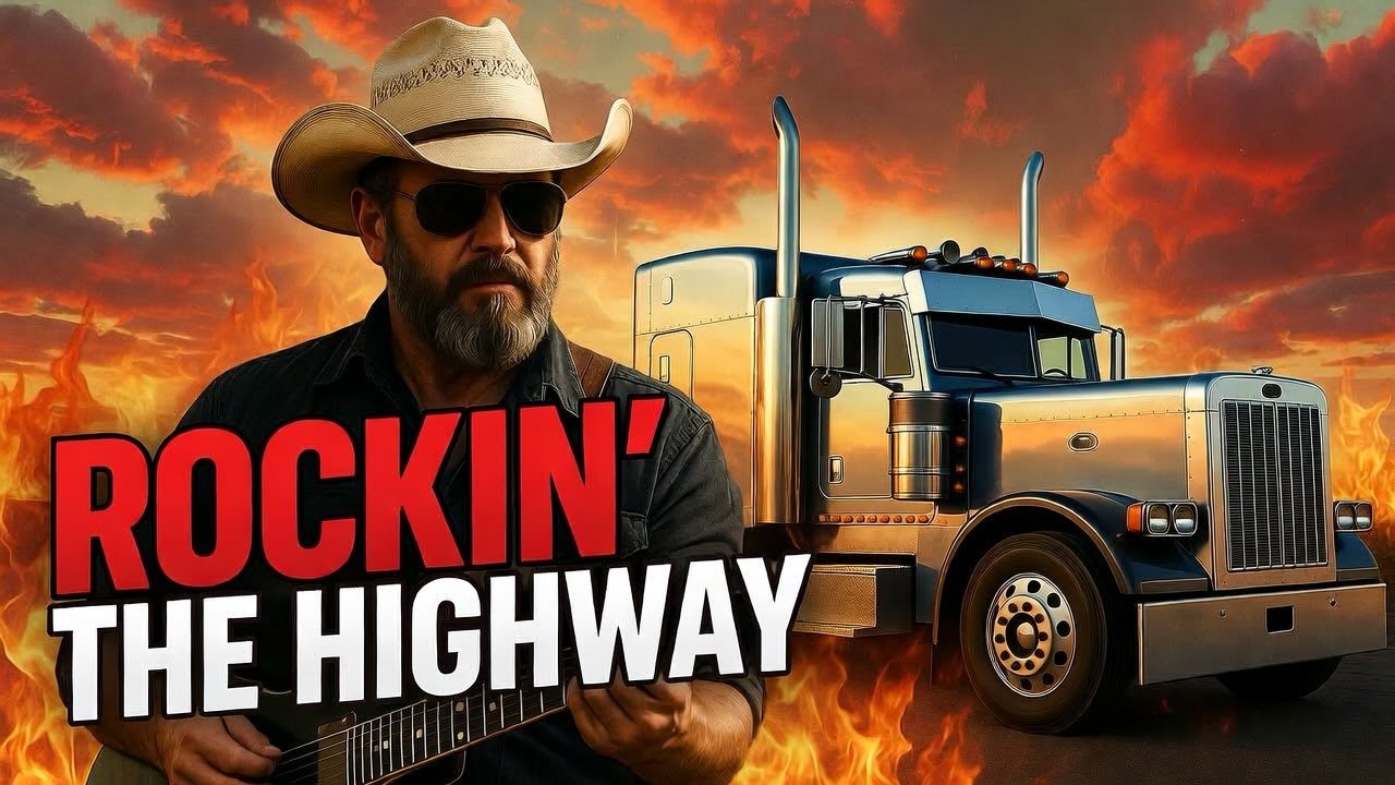 Rockin’ the Highway | Country Guitar & American Truck