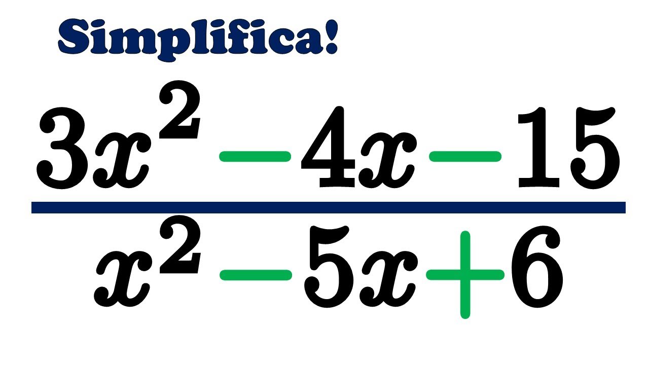 FACTORIZA y SIMPLIFICA paso a paso | Expresiones Algebraicas